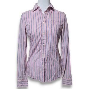 American Eagle Striped Button Up